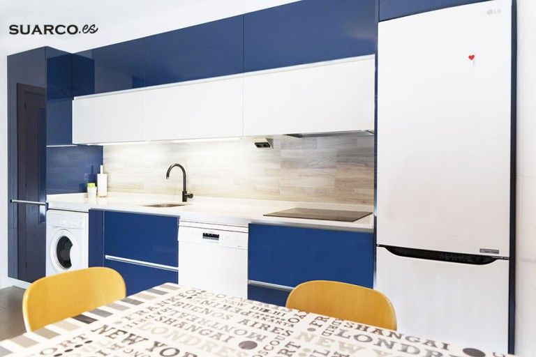 cocina moderna, silestone