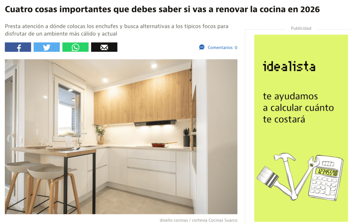 Suarco en Idealista el 22 de septiembre 2025