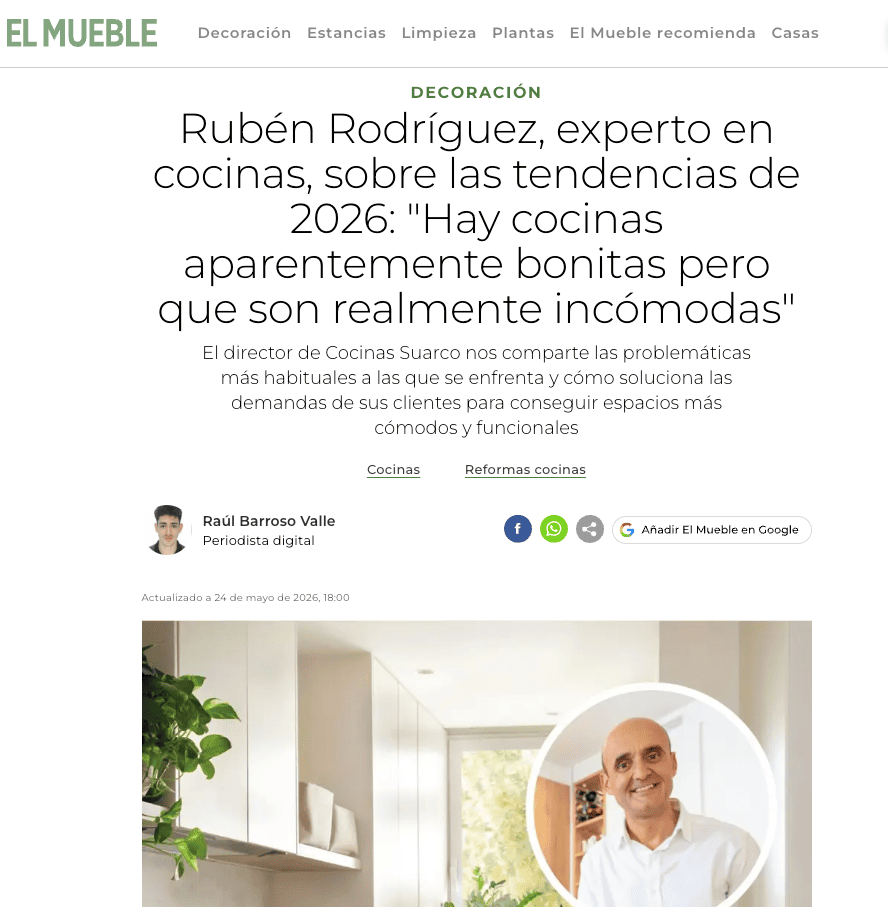 Suarco en El Mueble, el 24 de mayo 2026