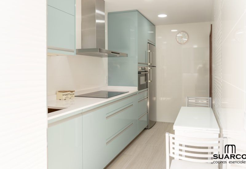 Cocina Verde Aguamarina Cocinas Suarco