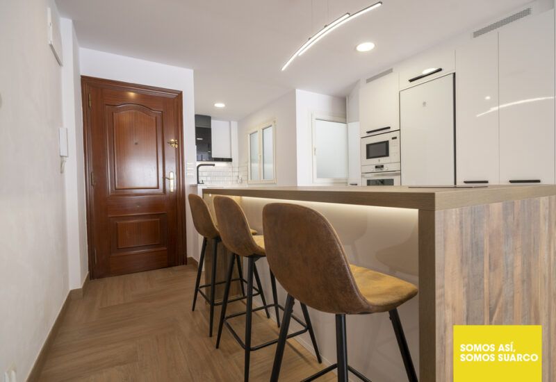 Cocina abierta al salón Suarco