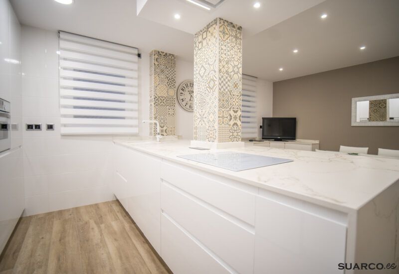 Cocinas modernas con península Suarco