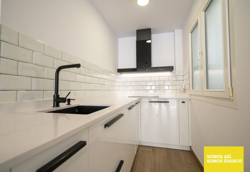 Cocina abierta al salón Suarco