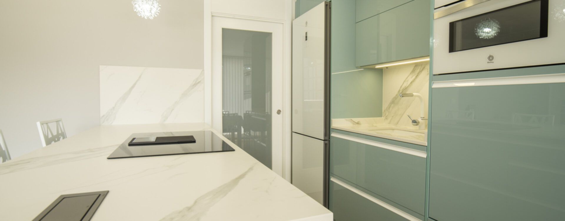 Cocina abierta al salón Suarco