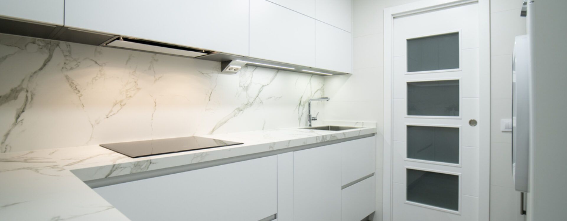Cocina blanca moderna Suarco