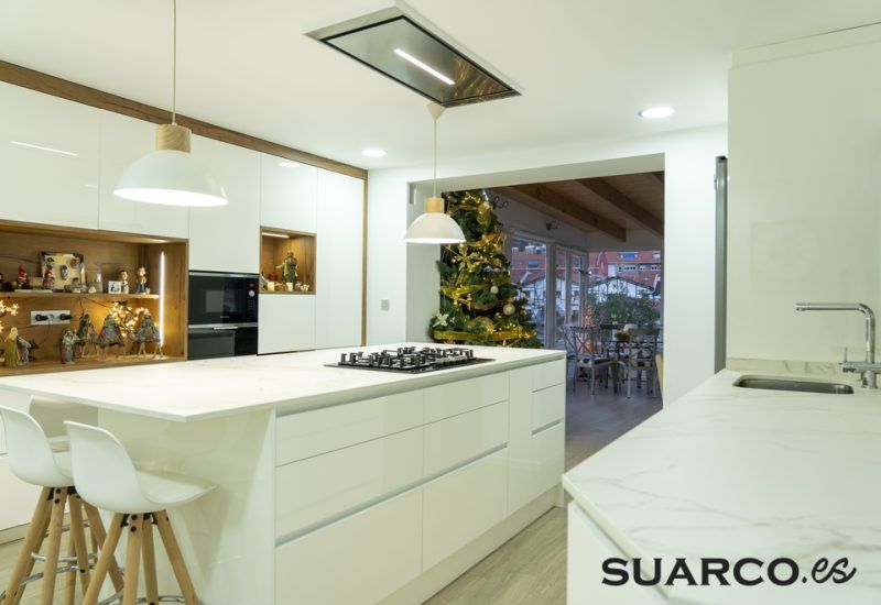 Cocinas con isla. Diseño de cocinas Suarco