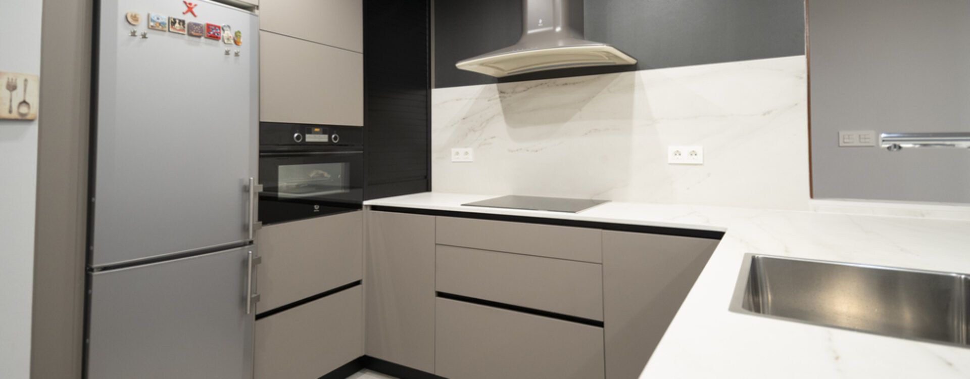 Cocina abierta al salón Suarco