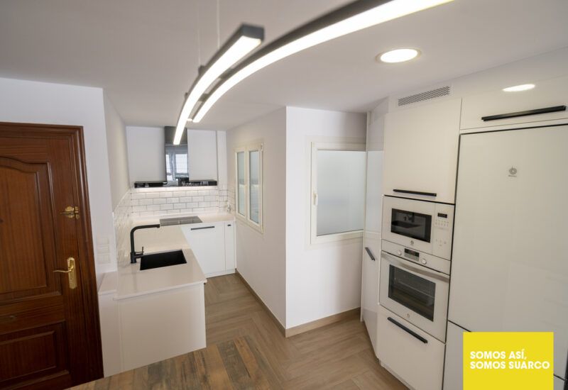 Cocina abierta al salón Suarco