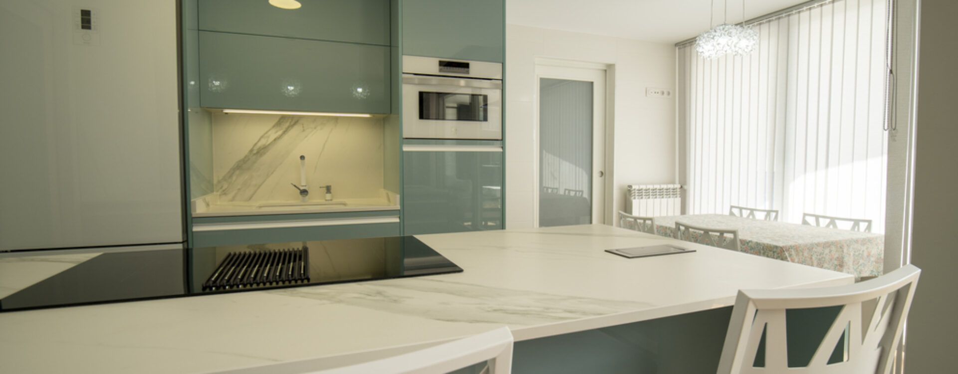 Cocina abierta al salón Suarco