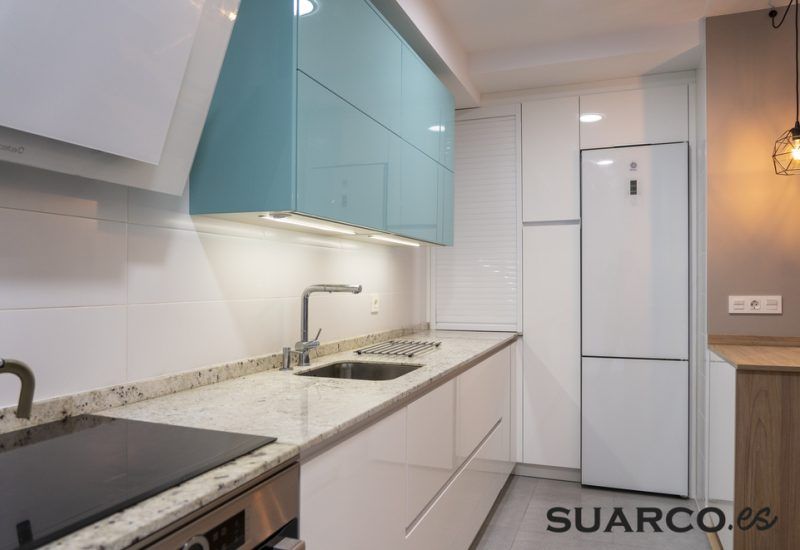Cocina pequeña. Cocinas Suarco