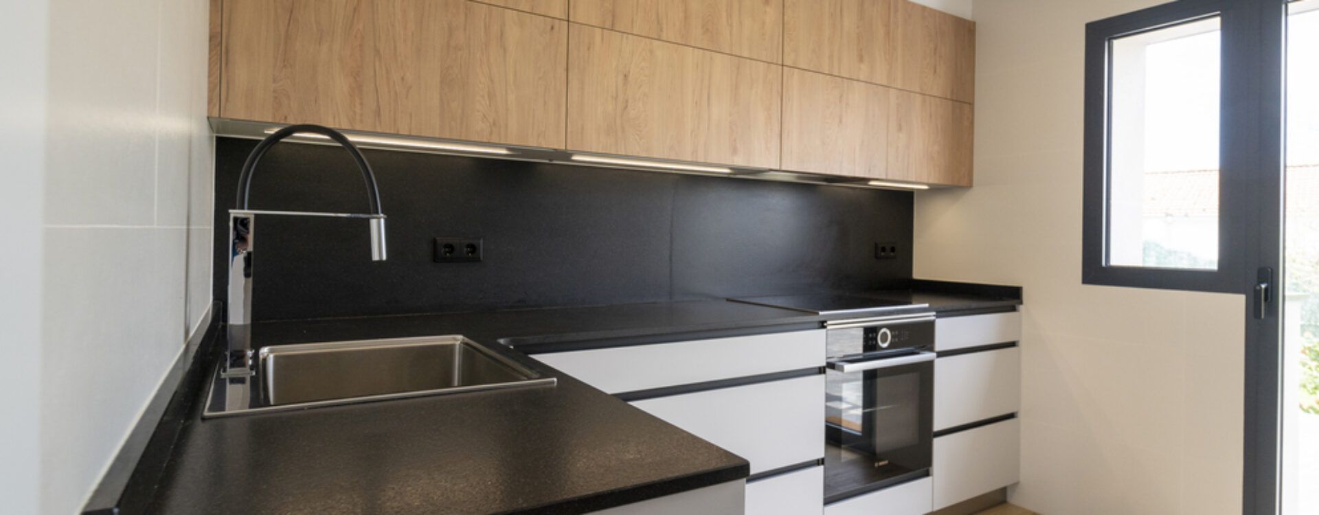 Cocina en L para Espacios Pequeños Suarco