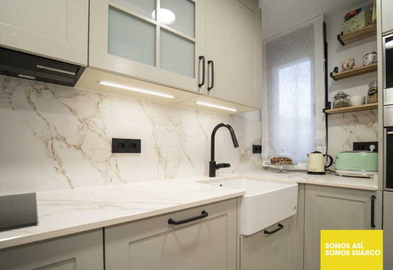 Cocina en forma de U Suarco