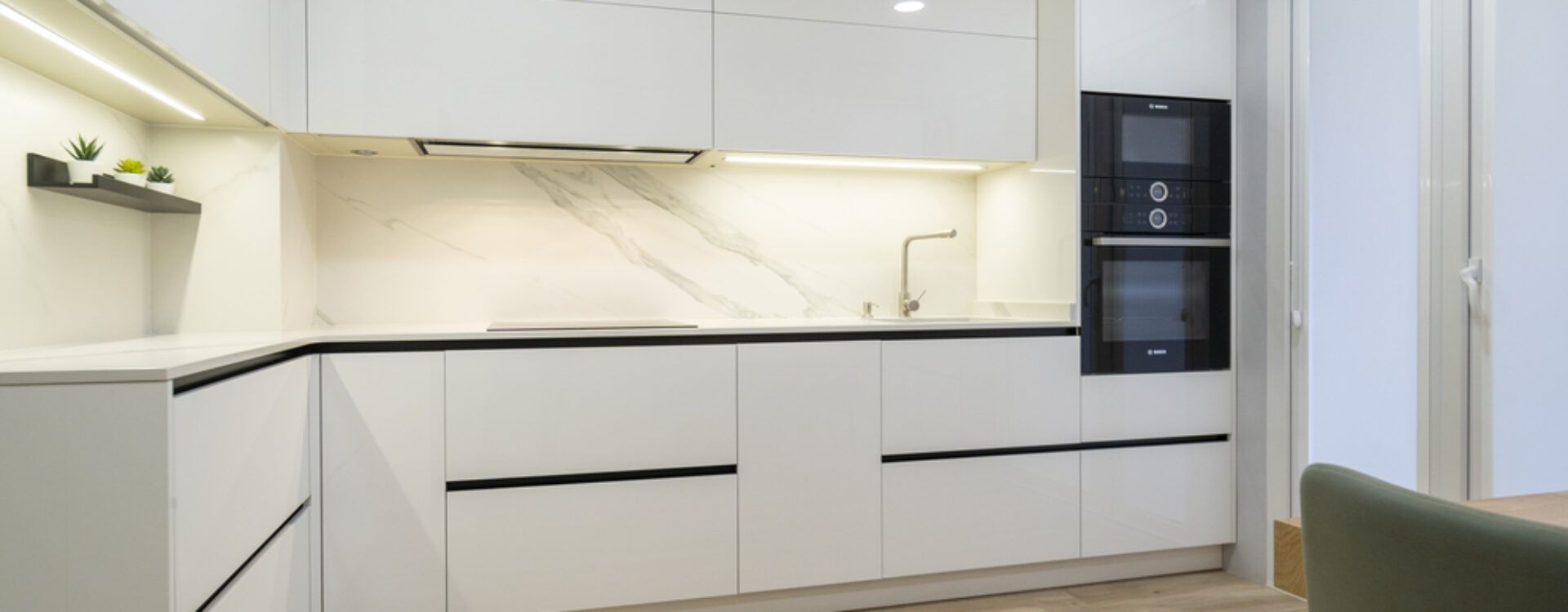 Cocina pequeña Blanca Suarco
