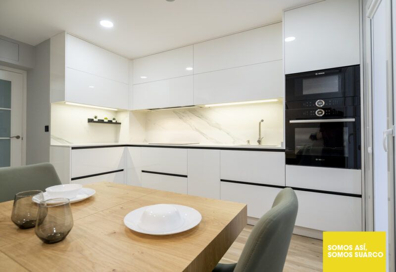Cocina pequeña Blanca Suarco