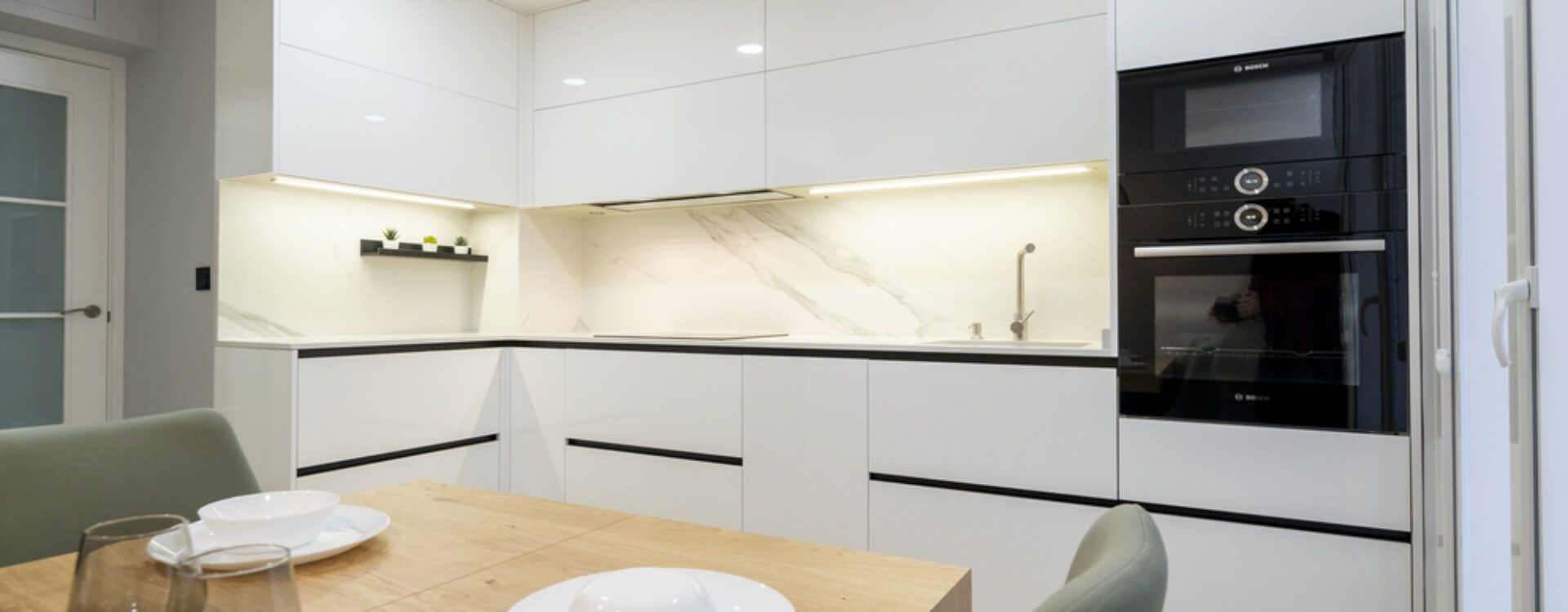 Cocina pequeña Blanca Suarco