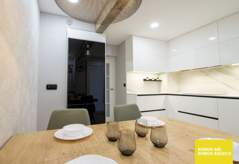 Cocina pequeña Blanca Suarco
