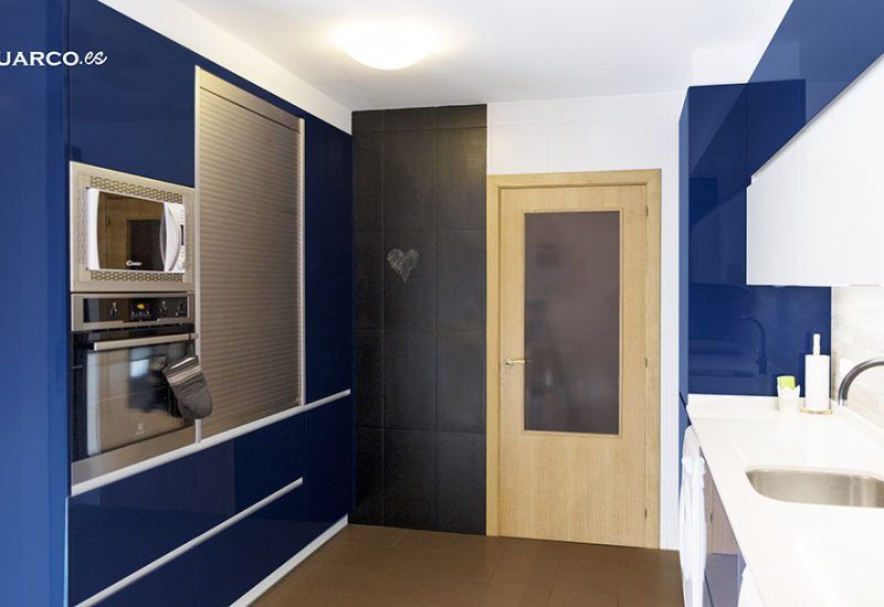 cocina moderna, silestone