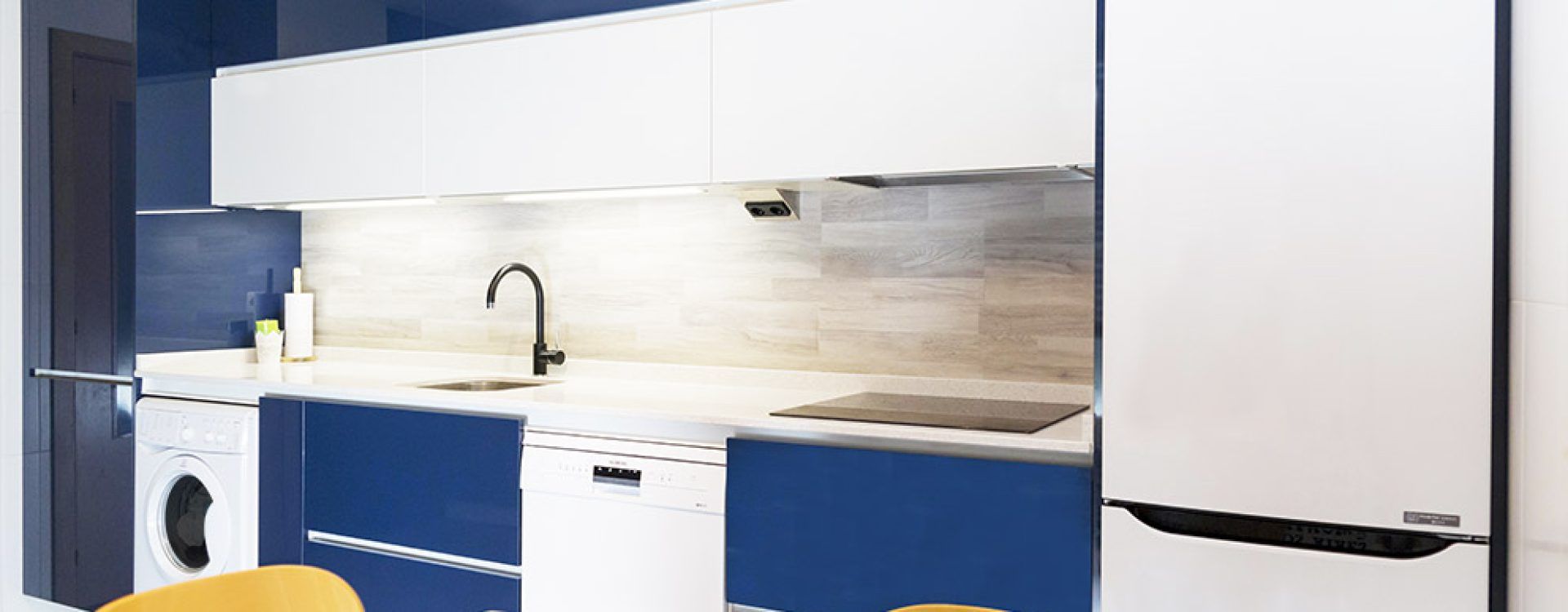 cocina moderna, silestone