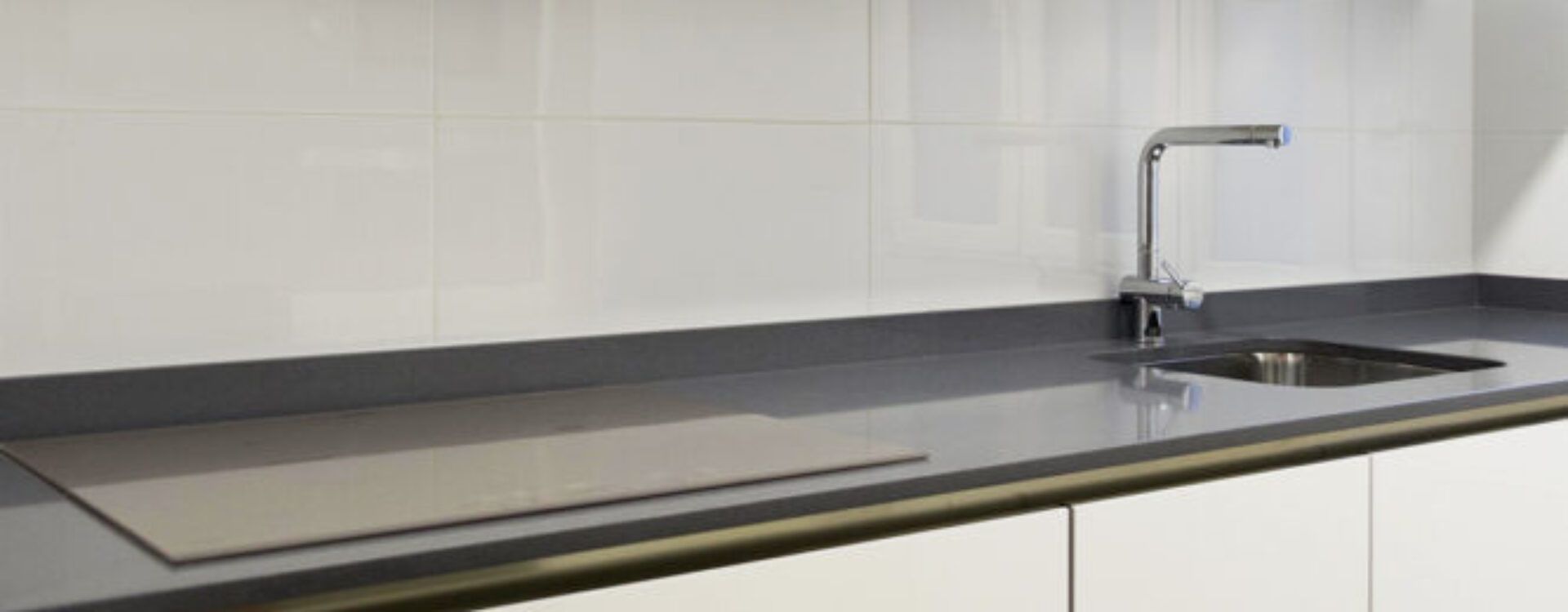 cocina moderna, silestone